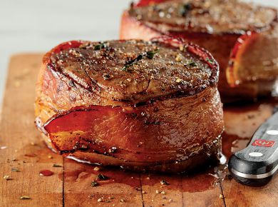 Bacon-Wrapped Filet Mignons