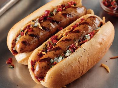 Roasted Garlic & Asiago Chicken Sausages