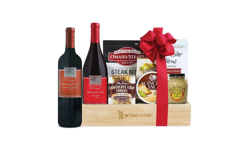Perfect Pair Wine Gift Basket Omaha Steaks