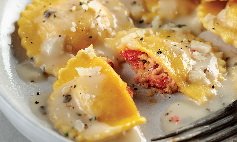 Lobster ravioli Lobster ravioli
