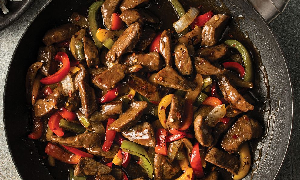 Skillet Meal Asian Pepper Steak Omaha Steaks