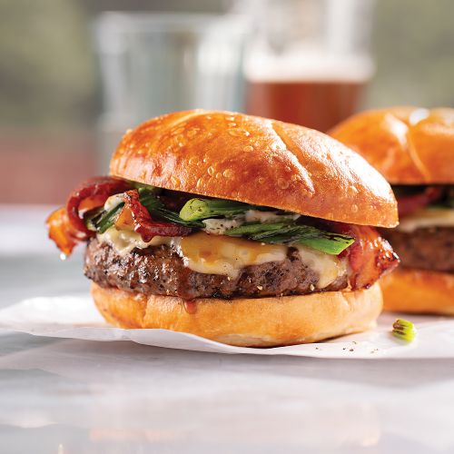 Omaha Steaks PureGround New York Strip Burgers 4 Pieces 6 oz Per Piece