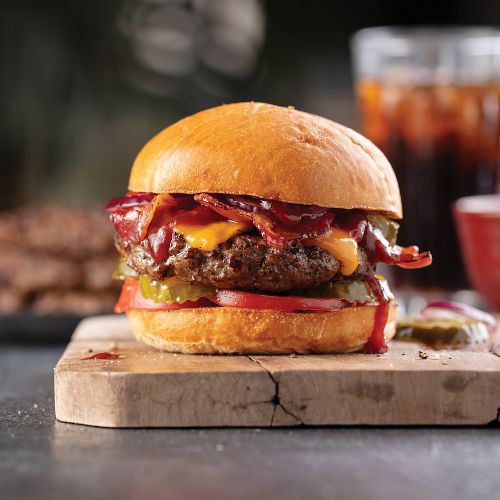 Omaha Steaks PureGround Sirloin Burgers 4 Pieces 6 oz Per Piece