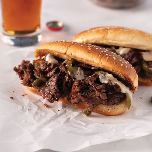 Omaha Steaks Philly Cheesesteak Sirloin 6 Pieces 4 oz Per Piece