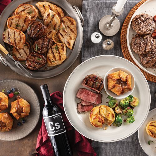 Omaha Steaks Family Filet Dinner + Cabernet