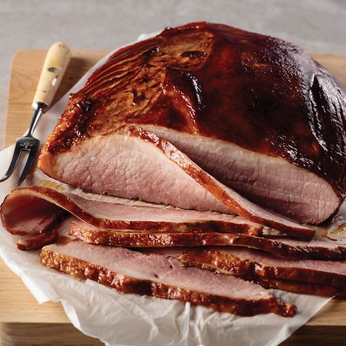 Omaha Steaks Pecanwood Smoked Flank Ham 1 Piece 3 lbs