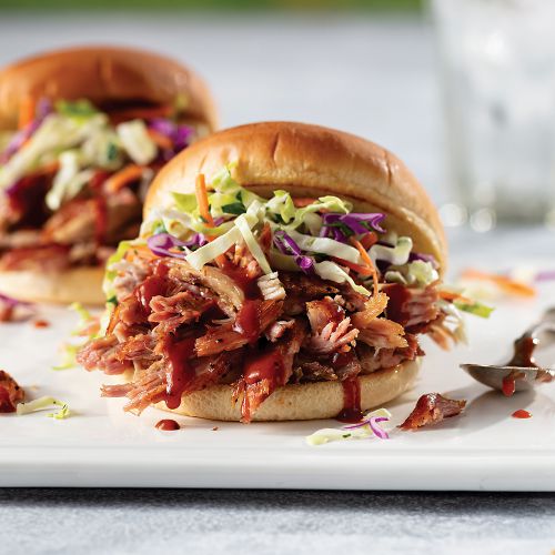 Omaha Steaks Smoked Pulled Pork 2 Pieces 16 oz Per Piece