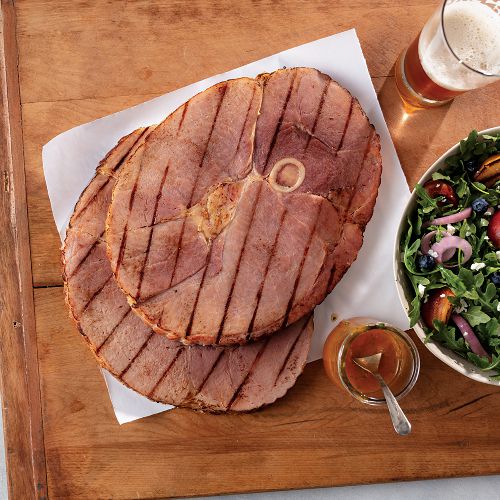 Bone-In Ham Steaks 4 Pieces 1.5 lbs Per Piece