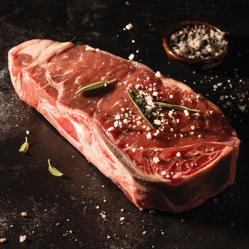 Omaha Steaks Private Reserve Bone-In New York Strips 4 Pieces 16 oz Per Piece