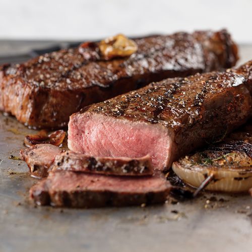 Omaha Steaks Private Reserve Boneless New York Strips 4 Pieces 14 oz Per Piece