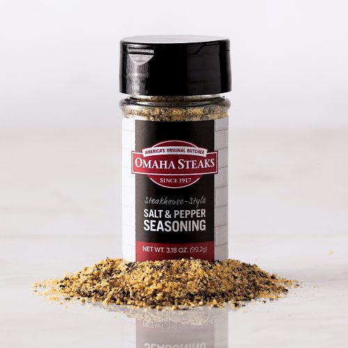 Omaha Steaks Salt and Pepper Seasoning 3.18 oz