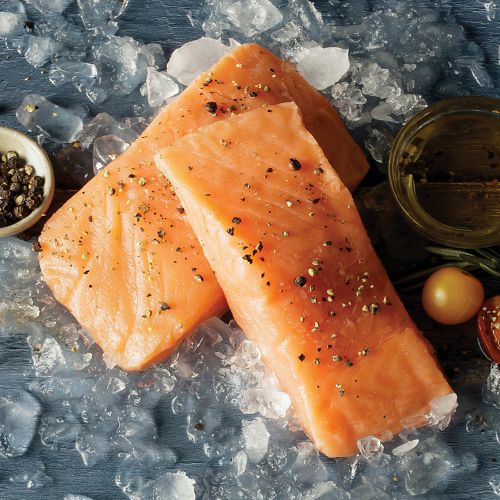 Omaha Steaks Faroe Islands Salmon Fillets 4 Pieces 6 oz Per Piece
