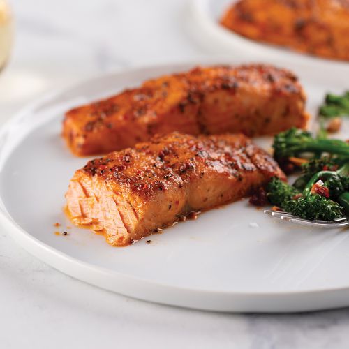 Omaha Steaks Marinated Salmon Fillets 4 Pieces 6 oz Per Piece