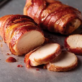 8 (8 oz.) Bacon-Wrapped Chicken Breasts