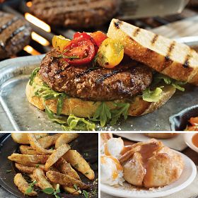 Omaha Steaks Burger Meal