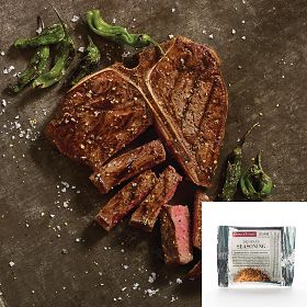 T-Bone Steaks + Seasoning