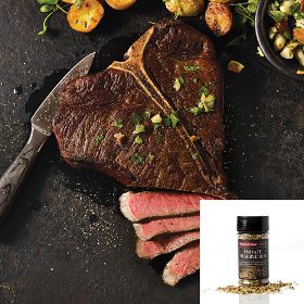 2 (20 oz.) Private Reserve T-Bone Steaks with FREE Steak Rub