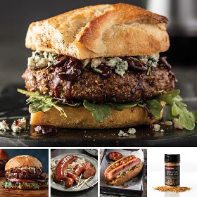 Ultimate Burgers & Franks Grill + FREE Rub