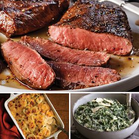 Flat Iron Steak Dinner