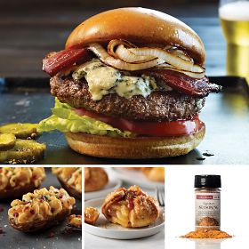 Elegant Burger Dinner