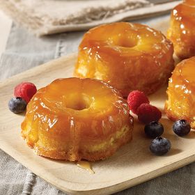 8 (4.9 oz.) Pineapple Upside-Down Cakes