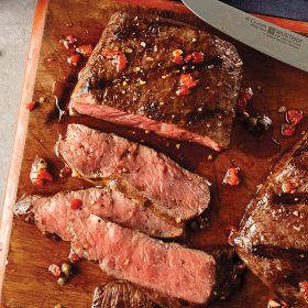 6 (7 oz.) Flat Iron Steaks