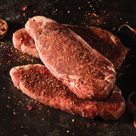 8 (11 oz.) Private Reserve Boneless New York Strips