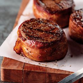 20 (5 oz.) Bacon-Wrapped Omaha-Cut Ribeyes