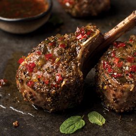 18 (6 oz.) Private Reserve Frenched Lamb Rib Chops