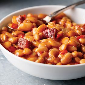 2 (22 oz. pkgs.) Butcher's Baked Beans with Pork Belly