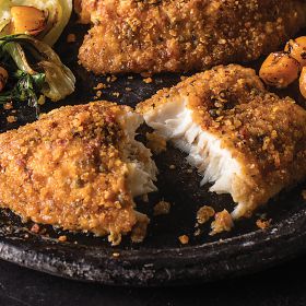 1 (2.5 lbs. pkg.) Tortilla-Crusted Tilapia Fillets