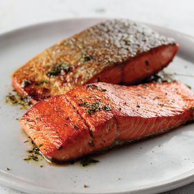 8 (6 oz.) Wild Alaskan Skin-On Sockeye Salmon