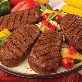 BONELESS STRIP STEAKS 4/8 OZ