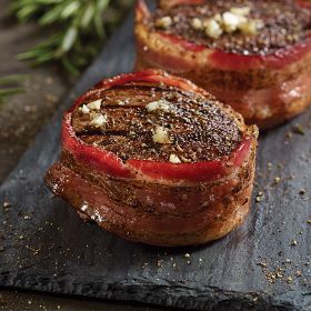 8 (5 oz.) Bacon-Wrapped Bistro Steaks