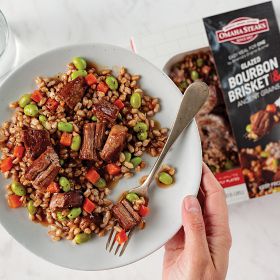 1 (8 oz. pkg.) Single Serve Meal: Bourbon-Glazed Brisket