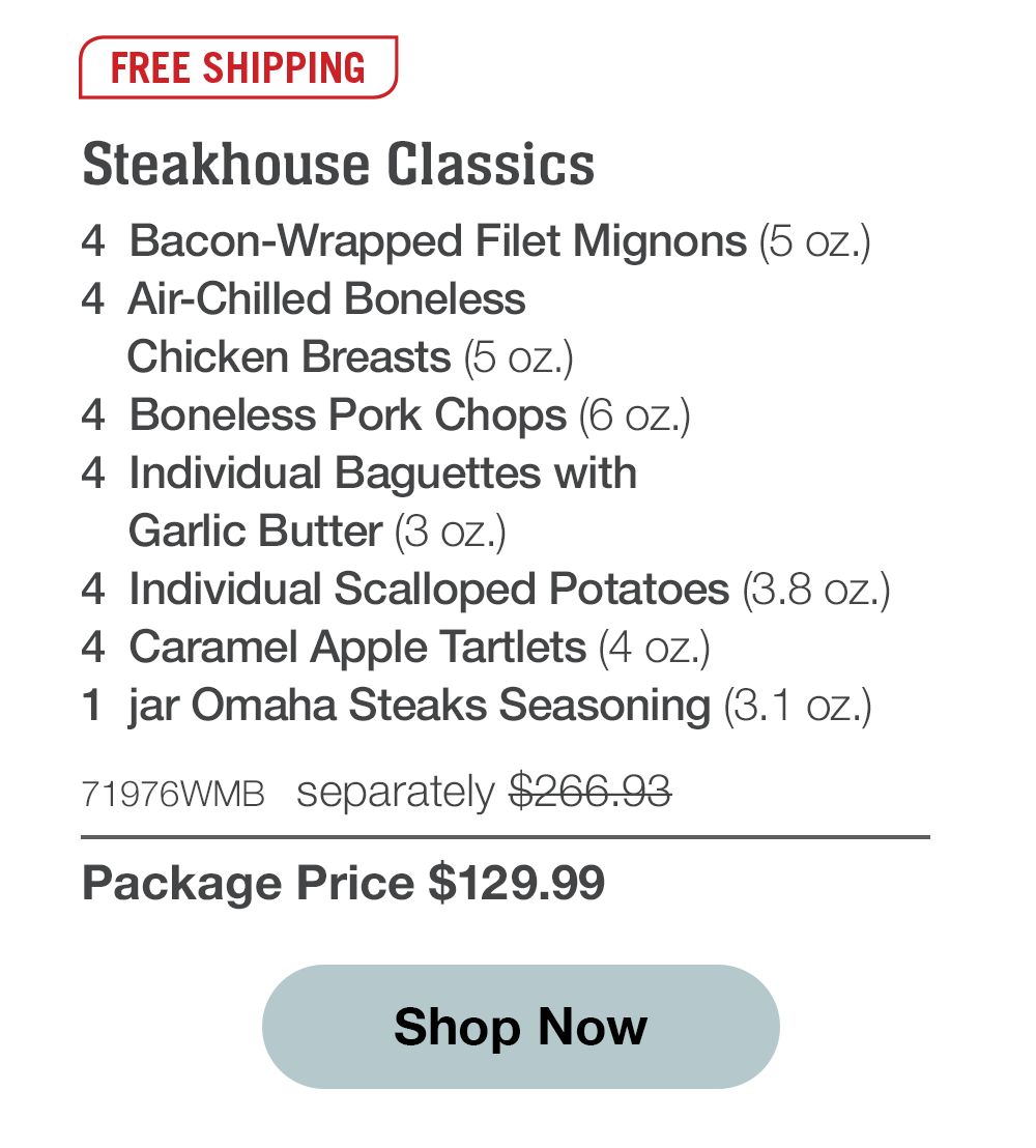 Add some surf to your turf with FREE Lobster Tail Skewers! Omaha Steaks