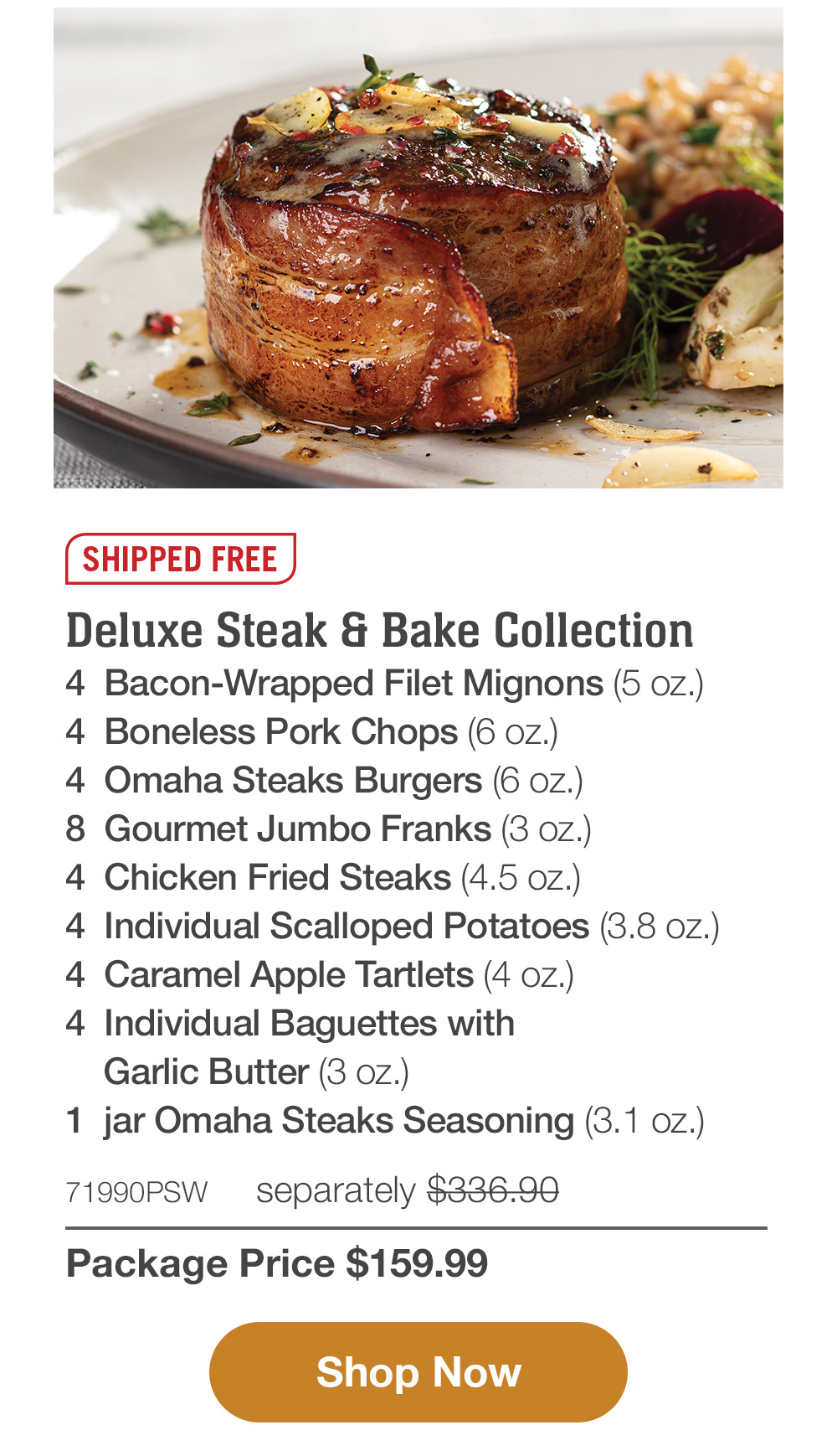 Dinner stress? Get a FREE 2 lbs. pork pot roast! Omaha Steaks