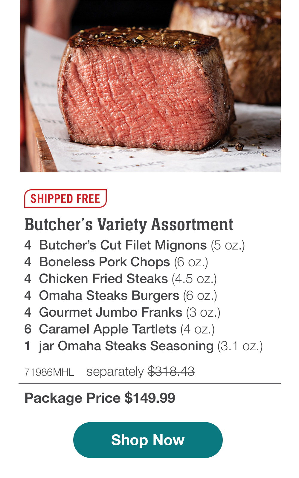 6 FREE Philly Cheesesteaks delivered FREE to your door. Omaha Steaks