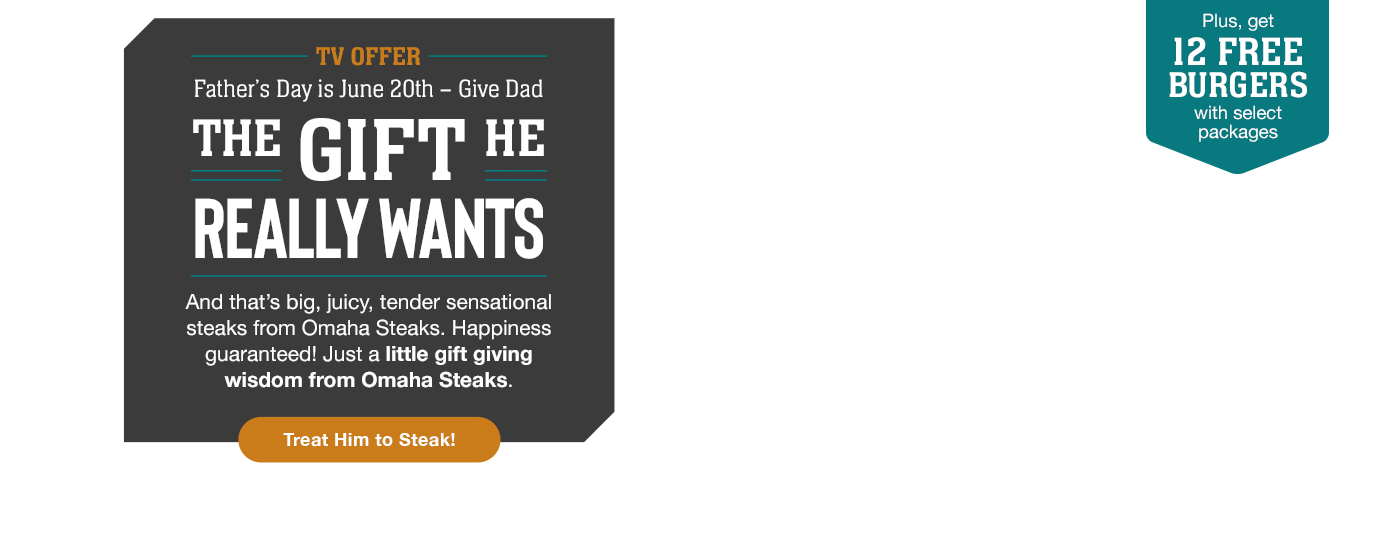 Omaha Steaks Shop Online for Steaks, Burgers, Chicken, Pork, Seafood