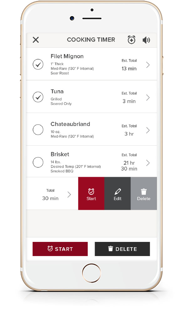 Steak Cooking App Time & Temperature Recipes & Shopping