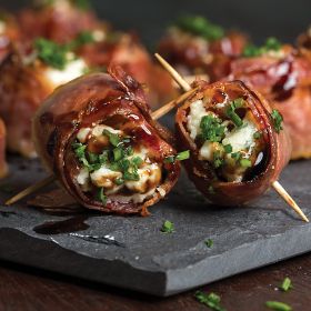 Bacon-Wrapped Tenderloin Tips