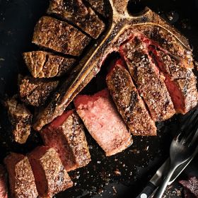 Jerky-Encrusted T-Bone Steak