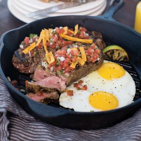 Breakfast-in-Bed Steak and Eggs