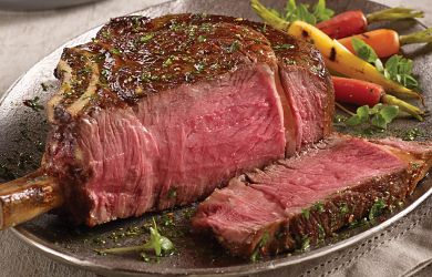 Salt-Encrusted King Cut Ribeye
