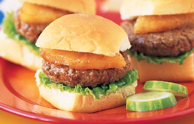 Sweet Hawaiian Mini Burgers