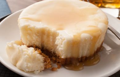 New York Cheesecake with Jim Beam Black® Bourbon Sauce