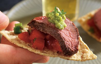 Grilled Salsa Steak Appetizer