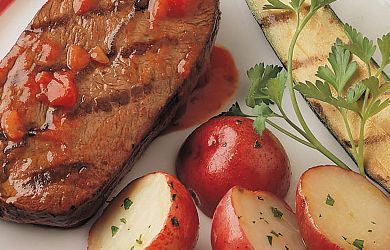 Sweet 'N Spicy Beef Steaks