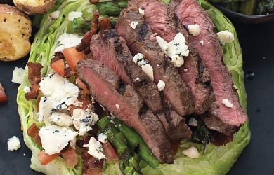 Flat Iron Steak and Potato Salad
