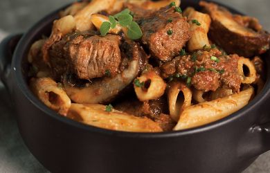 Italian Beef Tenderloin and Pasta